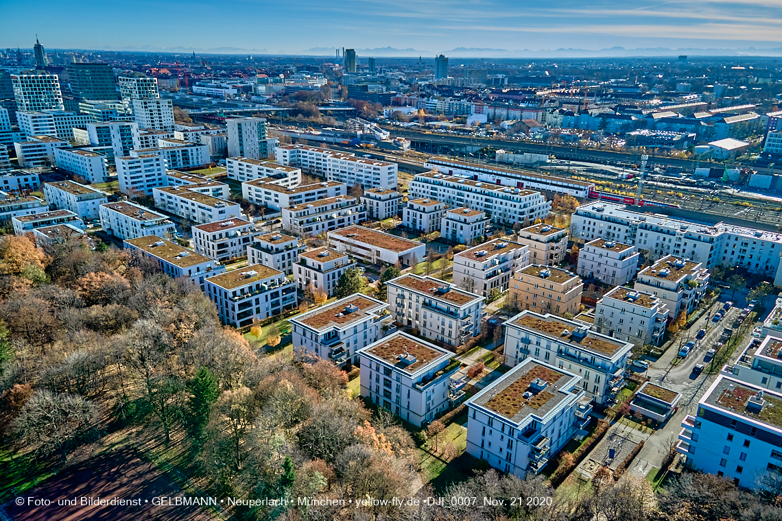 21.11.2020 - Hirschgarten mit Paketposthalle in München
